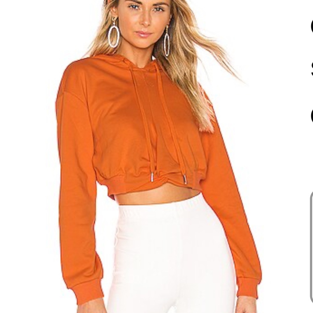 Superdown Candice Cropped Hoodie